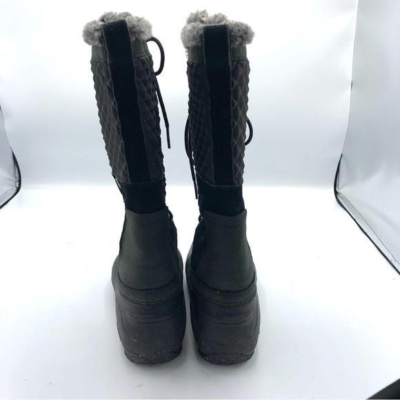 THE NORTH FACE Shellista III Tall Winter Boots Snow Black PrimaLoft Waterproof - Picture 4 of 11